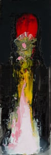 Rebirth | Silicone painting 17x50 cm