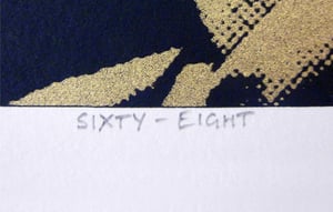 Image of "SIXTY-EIGHT" - Elvis Presley Limited Edition Screenprint