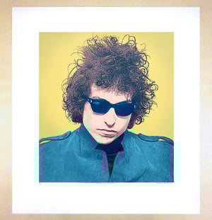 Image of "MOTORCYCLE EMPTINESS" - Bob Dylan Limited Edition Screenprint