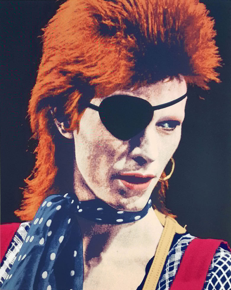 Image of "STARDUST" - David Bowie/Ziggy Stardust Limited Edition Screenprint