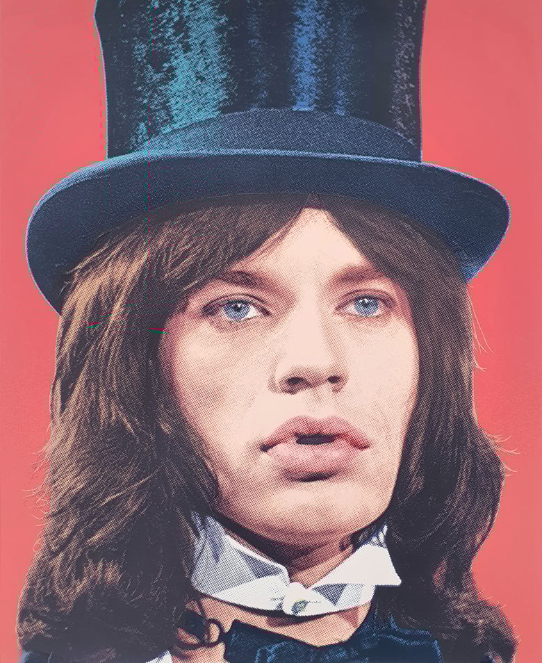 Image of "Fake MCs" - Mick Jagger Limited Edition Screenprint