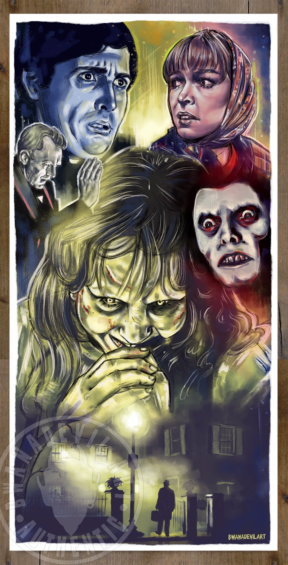 Image of The Exorcist  7x 14 in. Art Prints