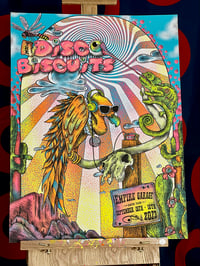 Image 1 of THE DISCO BISCUITS - OFFICIAL GIG POSTER ( 9/15 - 9/16/2023) AUSTIN TX 