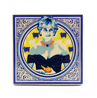 Image 1 of AZULEJO - LADY DIANA SPENCER - "Fait main"