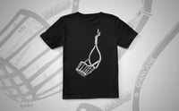 MUSERUOLA OLD STYLE BLACK T-SHIRT