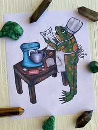 Baker Frog Print