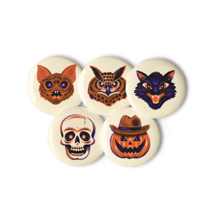 Halloween Portrait Pins