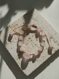 Image 4 of pink bunny bracelet 粉兔手链