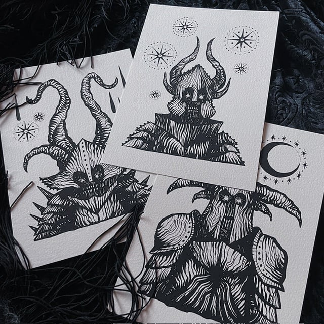 Image of Draugr prints