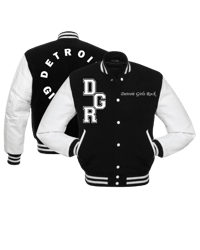  Black & White DGR Letterman Jacket 