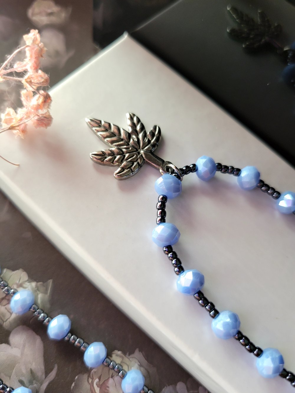 Image of "Baby Kush" Crystal Choker Necklace