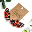 Garden Tiger Moth Acrylic Earrings