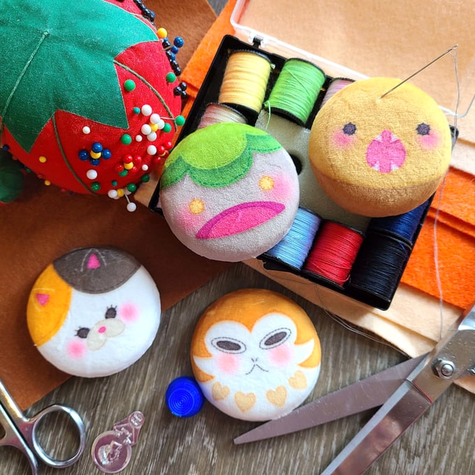 Image of Minion Plushie Buttons