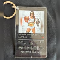 Image 2 of Custom Made All The Thing She Said Clear Keychain + Free Signed 8x10