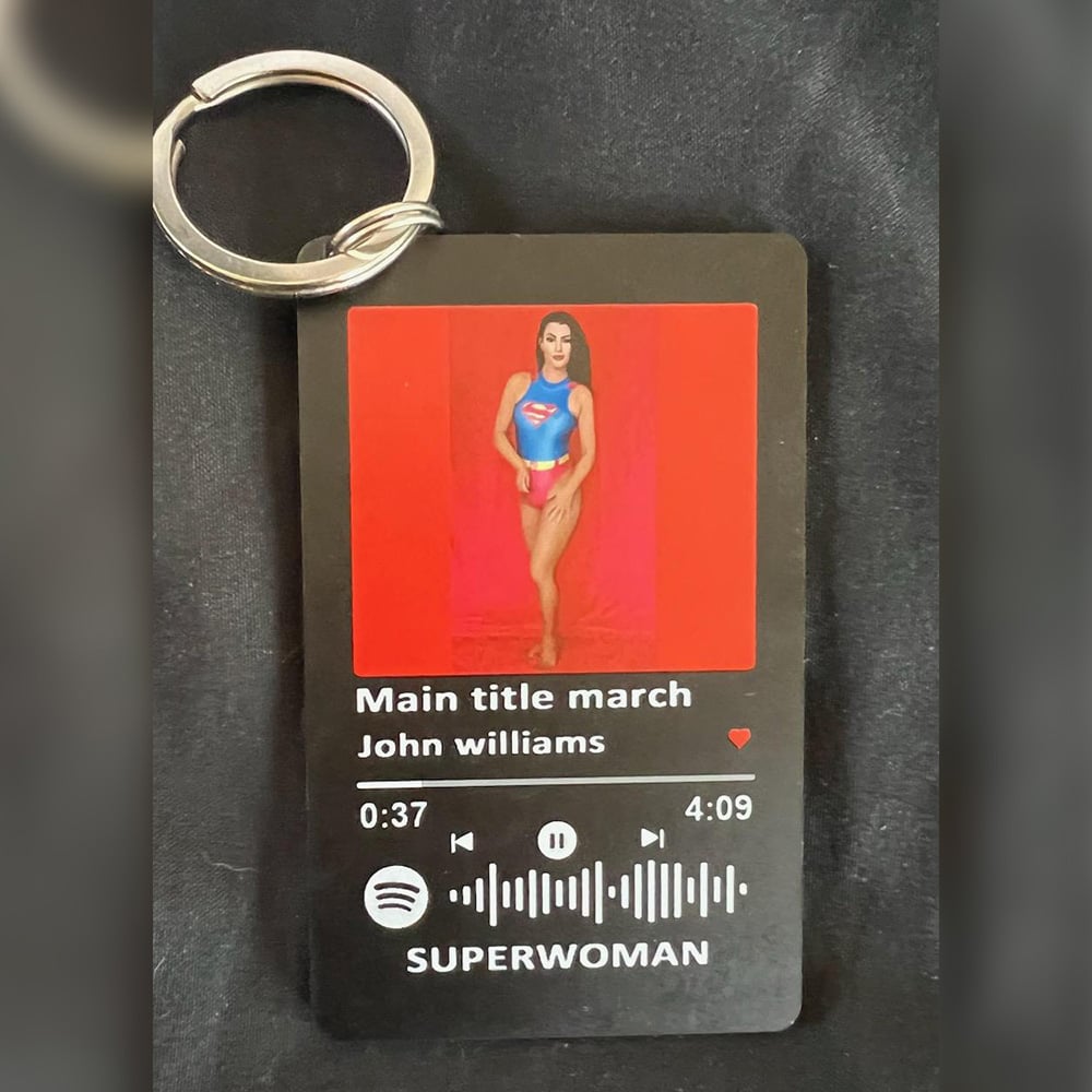 Custom Made Limited Edition Superman Keychain + Free Signed 8x10