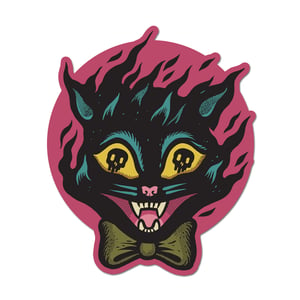 Image of Sticker - Fire Cat