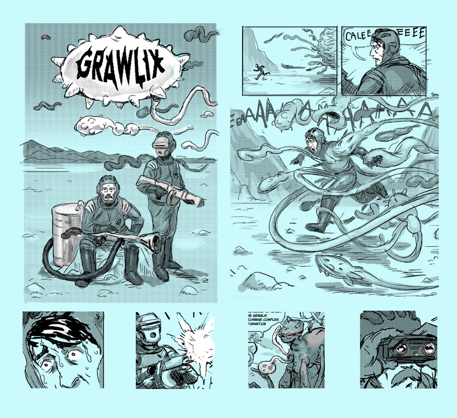 "Grawlix" mini comic