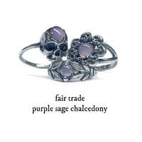 Image 4 of Fleur du Mal ring in sterling silver or gold