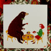 Illustration collection automne  "la dinette "