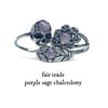 Animus Apertus ring in sterling silver or gold