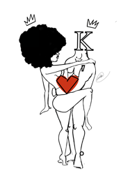 Her King 👑 print 8x11
