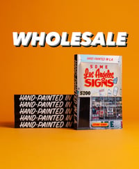 WHOLESALE - Photo book "Hand painted in L.A.: Some Los Angeles signs" 