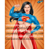 Autographed 8x10 - Superwoman (Crop Top & Bikini Bottom)