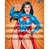 Autographed 8x10 - Superwoman (Full Top & Bikini Bottom)