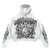 White Yin and Yang Hoodie 