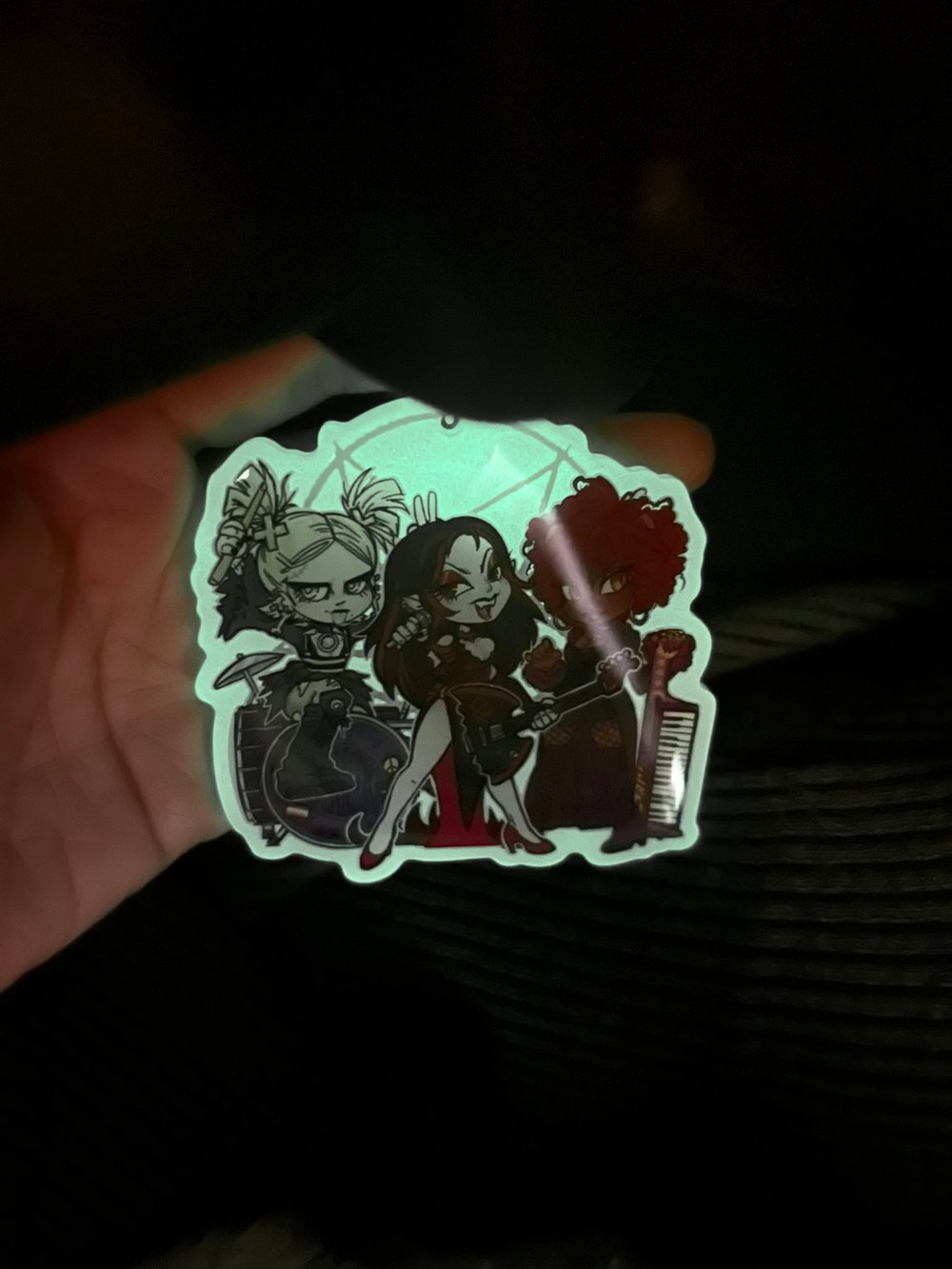 Hex Girls Glow In The Dark 3 Inch Charm