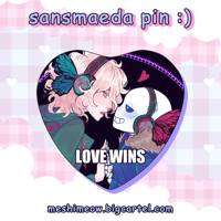 Sansmaeda Magnet Heart Pin (PREORDERS)