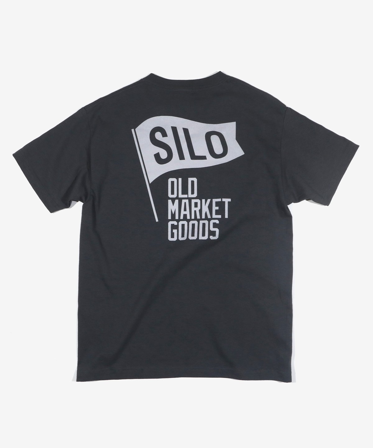 Image of SILO_OLD MARKET GOODS TEE :::CHARCOAL:::