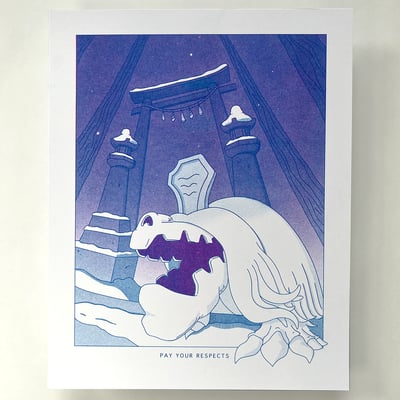 Image of Pay Your Respects Risograph