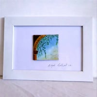 Image 1 of Framed Original Enamel Art Dreamscape (HW002)