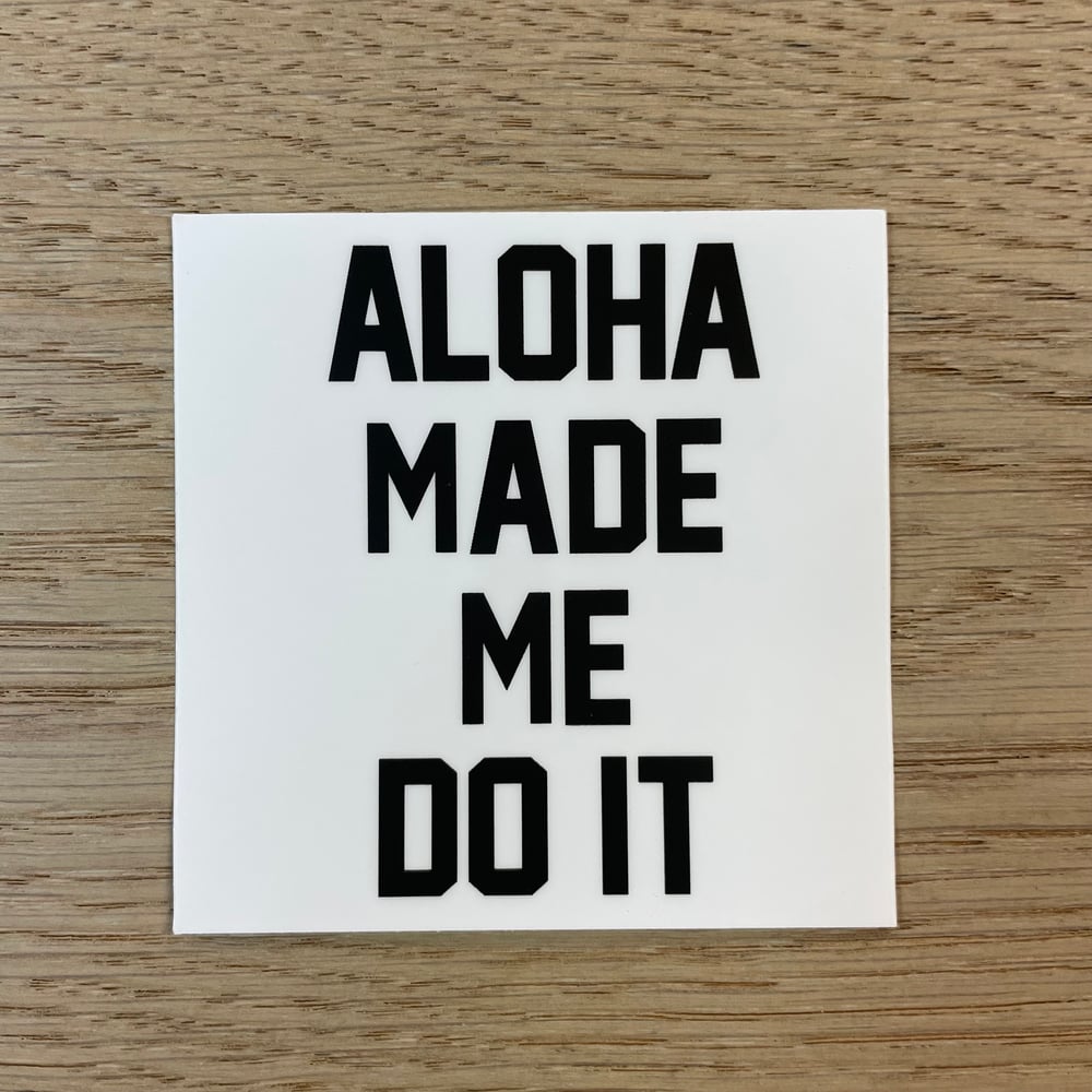 Image of Aloha Corp Logo  3'' Vinyl Sticker 