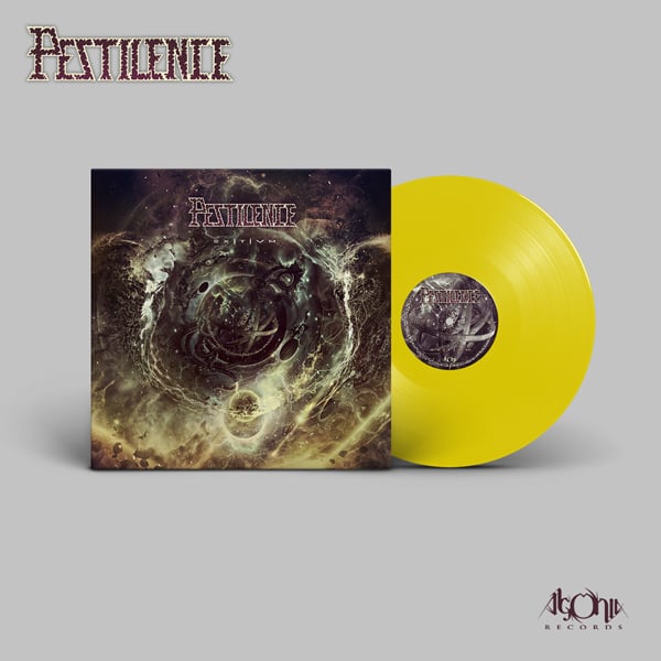 Image of PESTILENCE - EXITIVM - PLASTIC HEAD EXCLUSIVE YELLOW VINYL LP