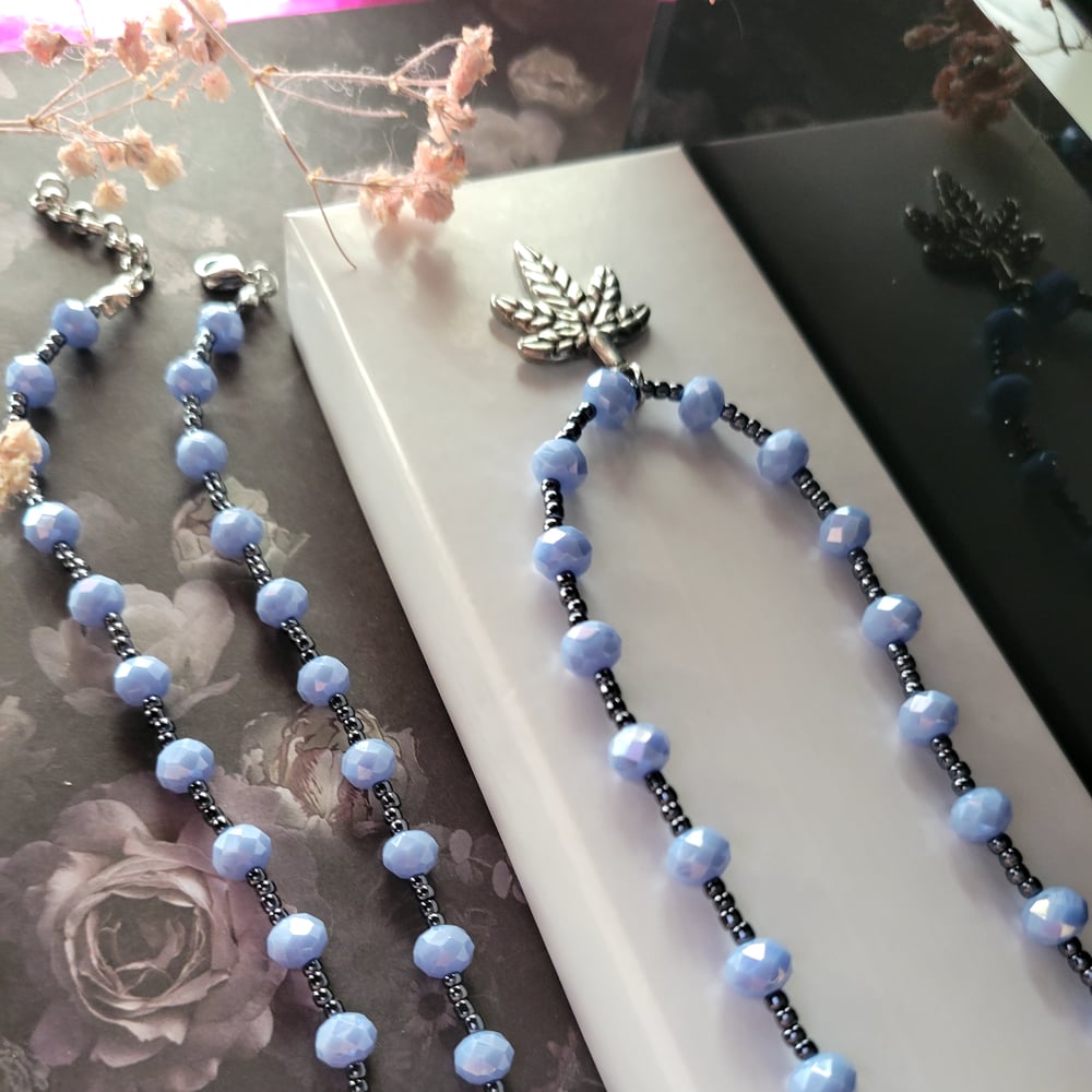 Image of "Baby Kush" Crystal Choker Necklace
