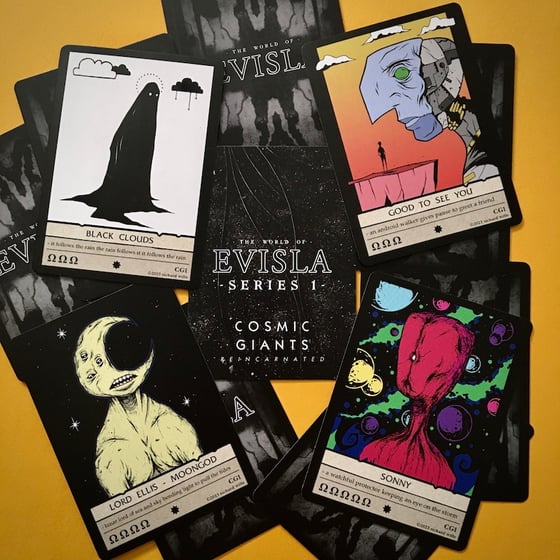 Image of Evisla Trading Cards Remastered - Series 1: Cosmic Giants