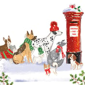 Image of Canine Postal Service Christmas Cards