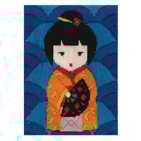 Japanese Doll Long Stitch