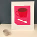 Image of Coffee Cup and Spoon monoprint 