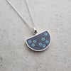 Silver Eclipse Dot Pendant