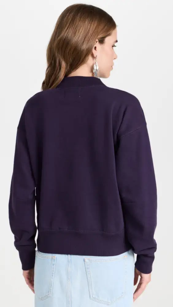 Image of ISABEL MARANT ÉTOILE MOBY SWEATER PLUM 
