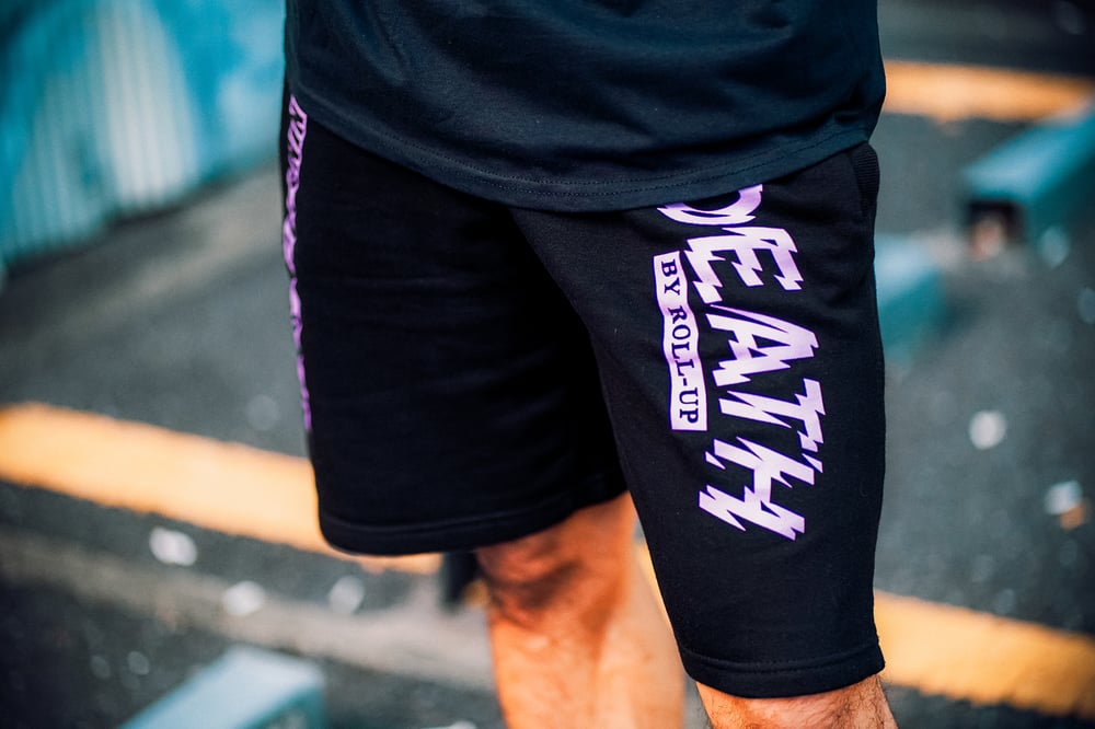 "LIFE'S HAPPENING" SHORTS