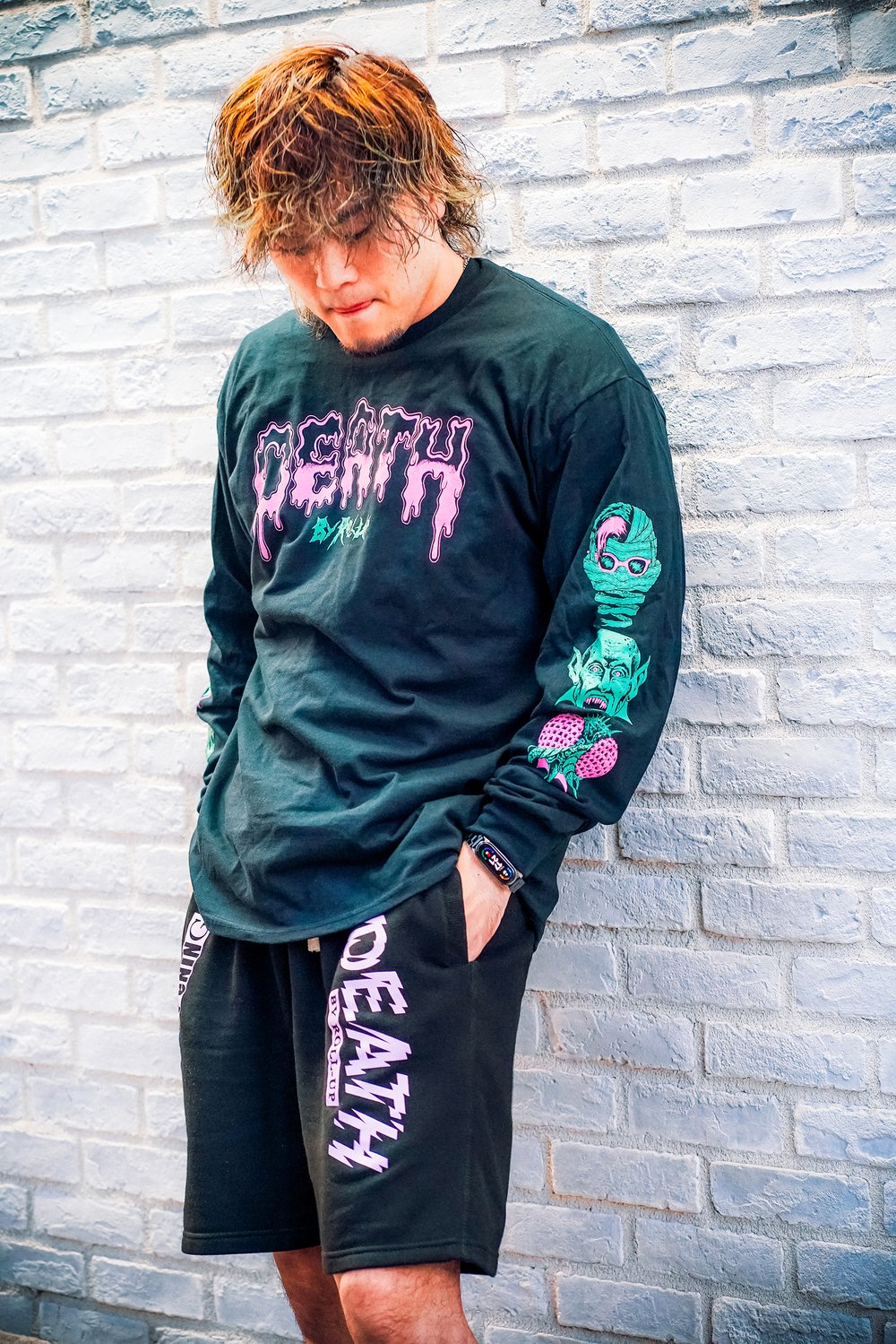 "LIFE'S HAPPENING" SHORTS