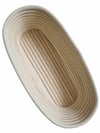 Large Banneton with Cloth Liner - Sourdough Basket (Oval)