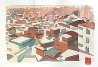 From Namsan - Original watercolour
