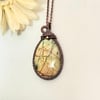 Large Labradorite and Copper Pendant