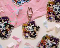 Image 1 of NEWJEANS KEYCHAIN + STICKER