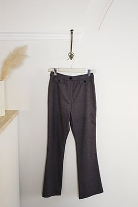 Image of Pantalone flare di lana